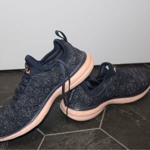 APL TechLoom Phantom W Navy Peach Sneakers Size 8.5